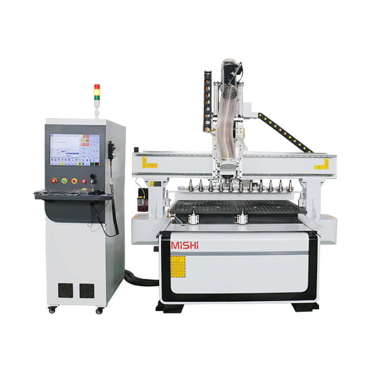 High-performance ATC CNC router for furniture, cabinet, and door making, featuring advanced cutting and engraving capabilities.