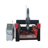 Customized 5 Axis CNC Router with control panel for precision manufacturing and woodworking applications.