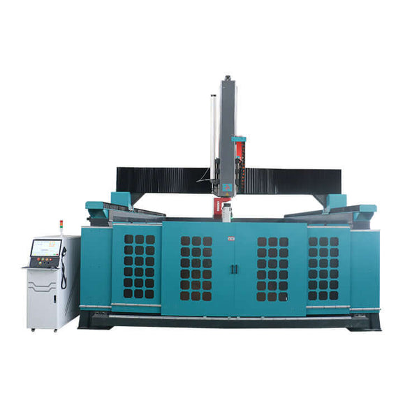 High-Precision 5-Axis ATC CNC Router for mould making and woodworking, featuring multi-surface processing and top controller for precision.