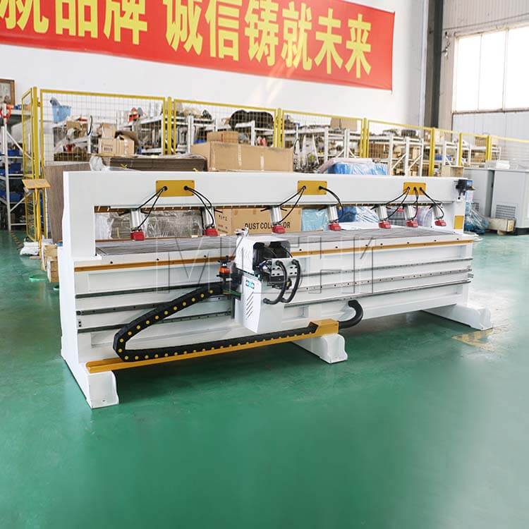 Precision CNC side hole drilling machine for furniture production, featuring stable performance and imported motors.